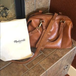 Madewell leather satchel